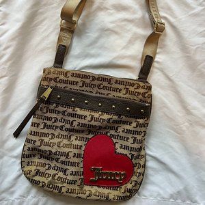 Vintage Juicy Couture Cross My Heart y2k cross body